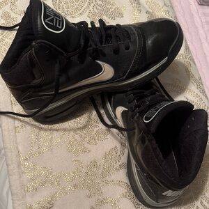 Men’s Nike Elite Black and White High-Top Basketball Sneakers